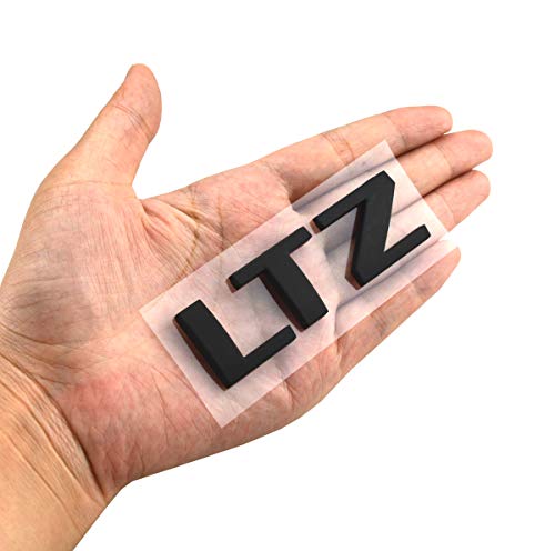 Emblema LTZ negro mate de 2 piezas para maletero de coches 2008 a 2015 6