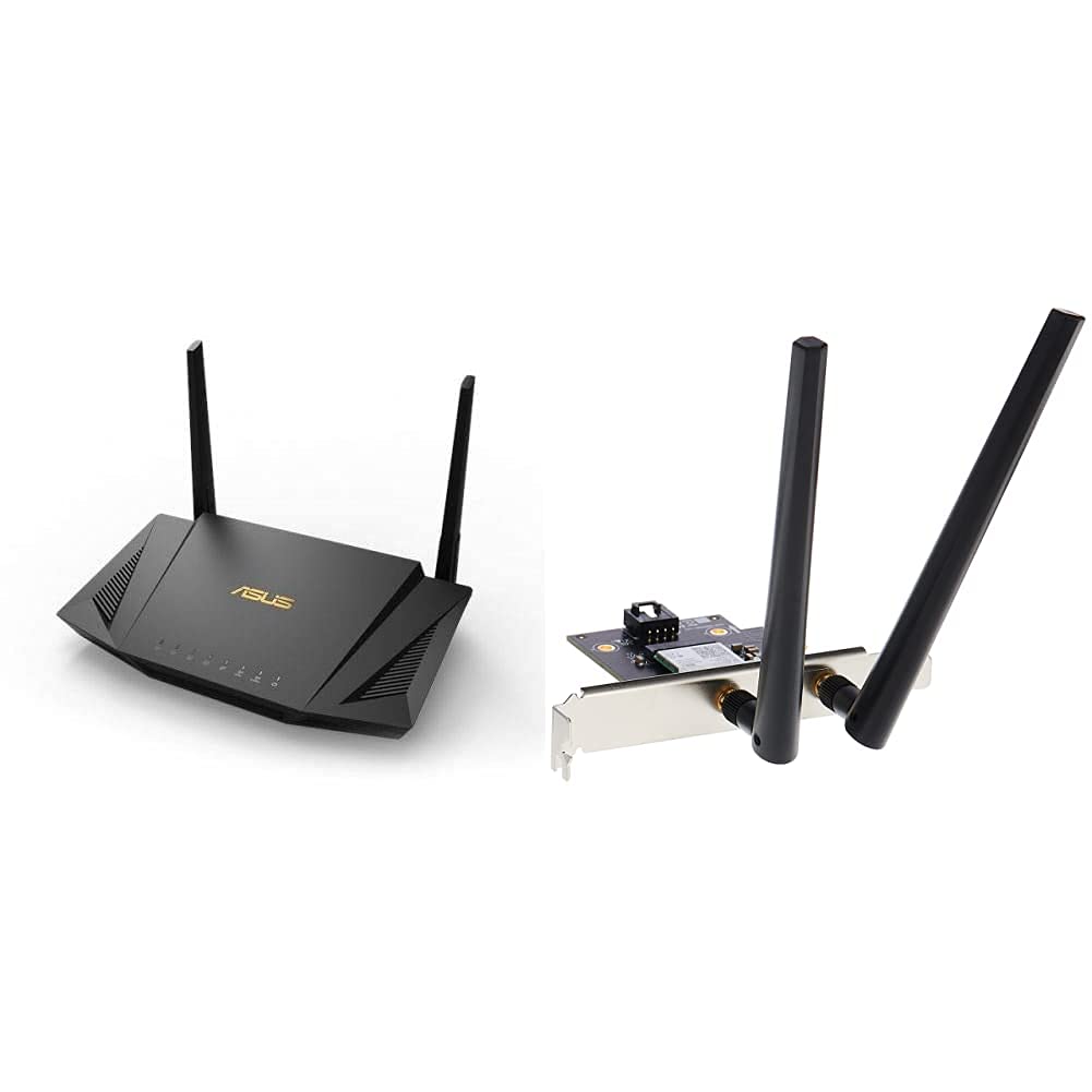 Buy ASUS RTAX56U Wifi 6 AX1800 DualBand Mesh Wifi System Router, AI Mesh, MUMIMO Tech, 1024