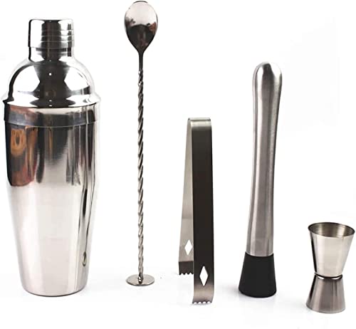 Kit bartender 10 piezas con coctelera y soporte miniatura 3