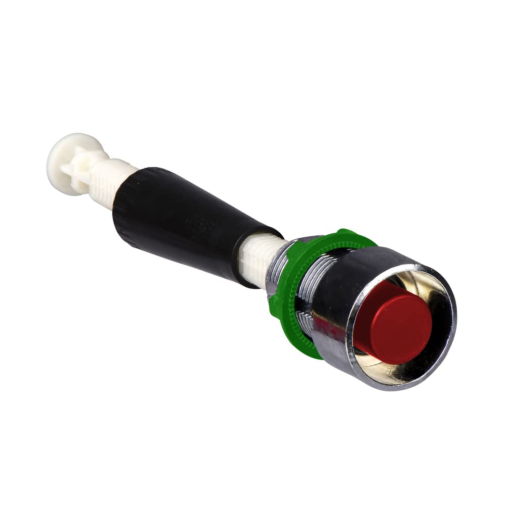 Schneider Electric red flush reset pushbutton Ø22 for 30…130 mm actuation distance
