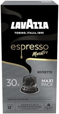 Lavazza Espresso Maestro Ristretto, 30 Kapseln, Nespresso kompatibel