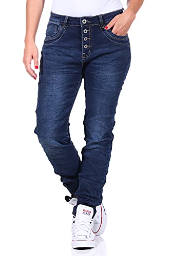Karostar trendy Damenjeans im Boyfriends Style/Chino in aktuellen...