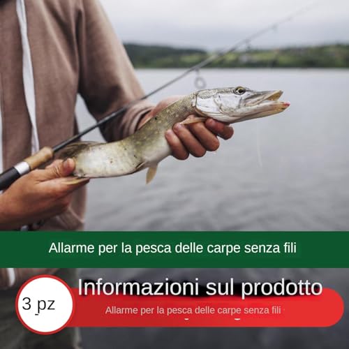 Avertisseurs de bouffée de canne à pêche portables et légers à haute sensibilité LED - 3
