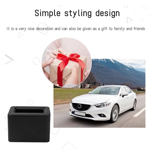 Image of Augeny 2PCS Seat Belt Buckle Holder, Silicone Auto Rear Seatbelt Buckle Booster to Makes Receptacle Stand Upright for Easy Access, Universal Vehicle Seatbelt Buckle for Kids (Black)