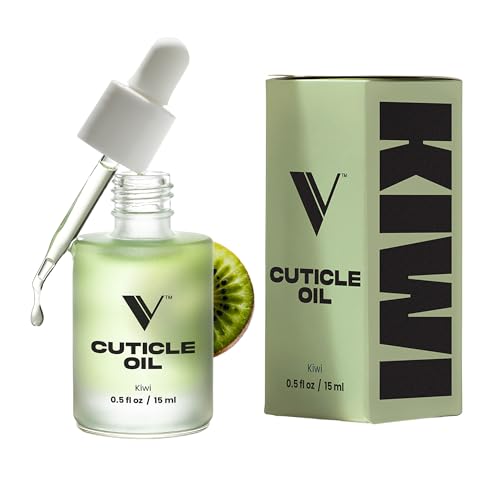 V Beauty Pure Cuticle Oil for Nails - Natural Nail and Cuticle Oil, Softens, Moisturizer, and Conditions, Products for Manicure and Pedicure, Non-Greasy, Promotes Flexibility, Strawberry- 15ml