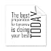 Quote The Best Preparation is Doing Your Best Today Cleaning Cloth Phone Screen Glasses Cleaner 5pcs