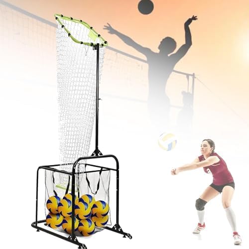 Red de voleibol ajustable para practicar pases y pinchos en el patio o al aire libre