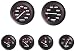 Sierra 68363P Amega Domed 6-Gauge Inboard/Sterndrive Instrument Set