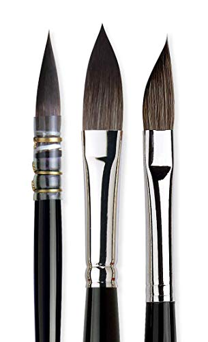 da Vinci, CASANEO, XS watercolour brush gift box, brush box, synthetic fibres, artist brushes, watercolour painting - Image 3