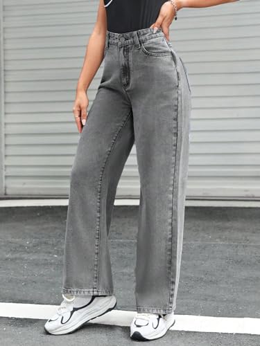 Image of KOTTY Women's Relaxed Fit Mid Rise Cotton Lycra Blend Stretchable Jeans
