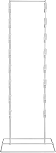 Miniatura 2 de Estante de encimera blanco con clip de resorte - 32 clips - (9 pulgadas de ancho x 10 pulgadas de profundidad x 24 pulgadas de alto) - Perfecto para