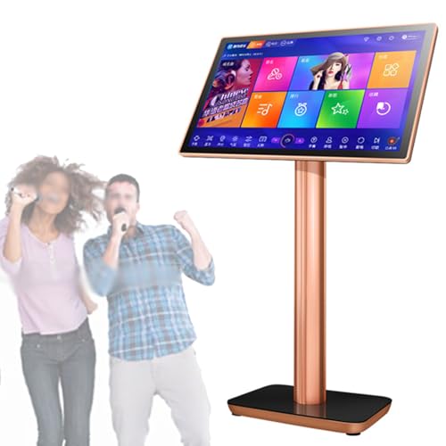 UWYTGF KTV Karaoke System, 19.5/22 Inch Capacitive Touch Screen, 4K Output, 27 Languages Switching Karaoke Machine, for Girls Boys Home Party Meeting? (19.5inch 2TB)