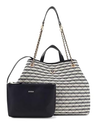 GUESS borsa shopper Giully II 2 In 1 Tote Bag Navy Multi blu scuro