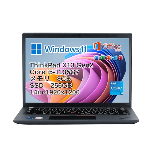 yςݕizLenovo ThinkPad X13 Gen 2, i5-11th, [8/16GB, SSD256GB, 14C`, 1920x1200 WUXGA, WIFI, BLUETOOTH, J, JVb^[t, L[{[h