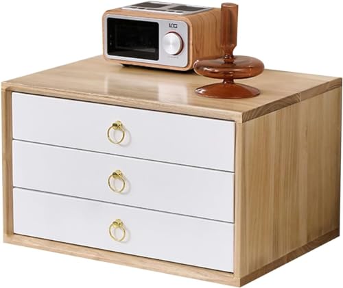Classeur de bureau en bois avec tiroirs de rangement pour bureau à domicile – Solution de rangement élégante et fonctionnelle