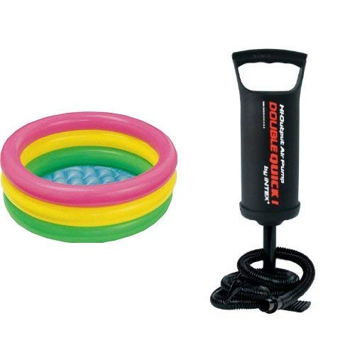 ang Inflatable Kids Water Bath tub Pool for Kids (2-feet) with air Pump- Multi Color (B07NWK41ZR) Amazon Price History, Amazon Price Tracker