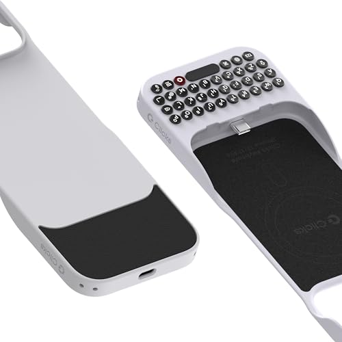 Clicks Keyboard Case for iPhone 17/17 Pro - Wireless Charging - Smoke by Clicks - Used condition - Image 4