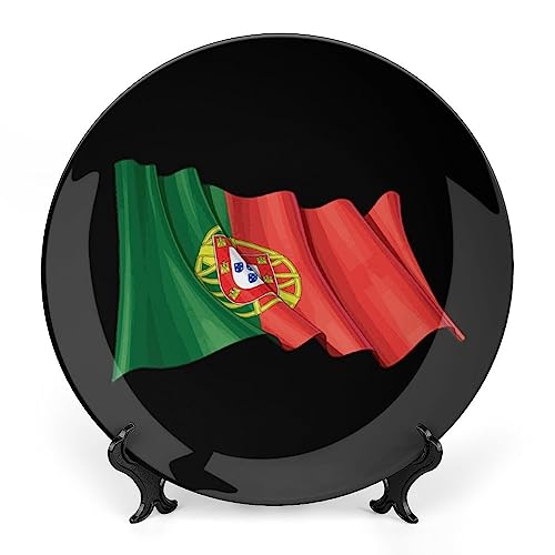Porcelana de Portugal decorativa en plato cerámico refinado para colgar
