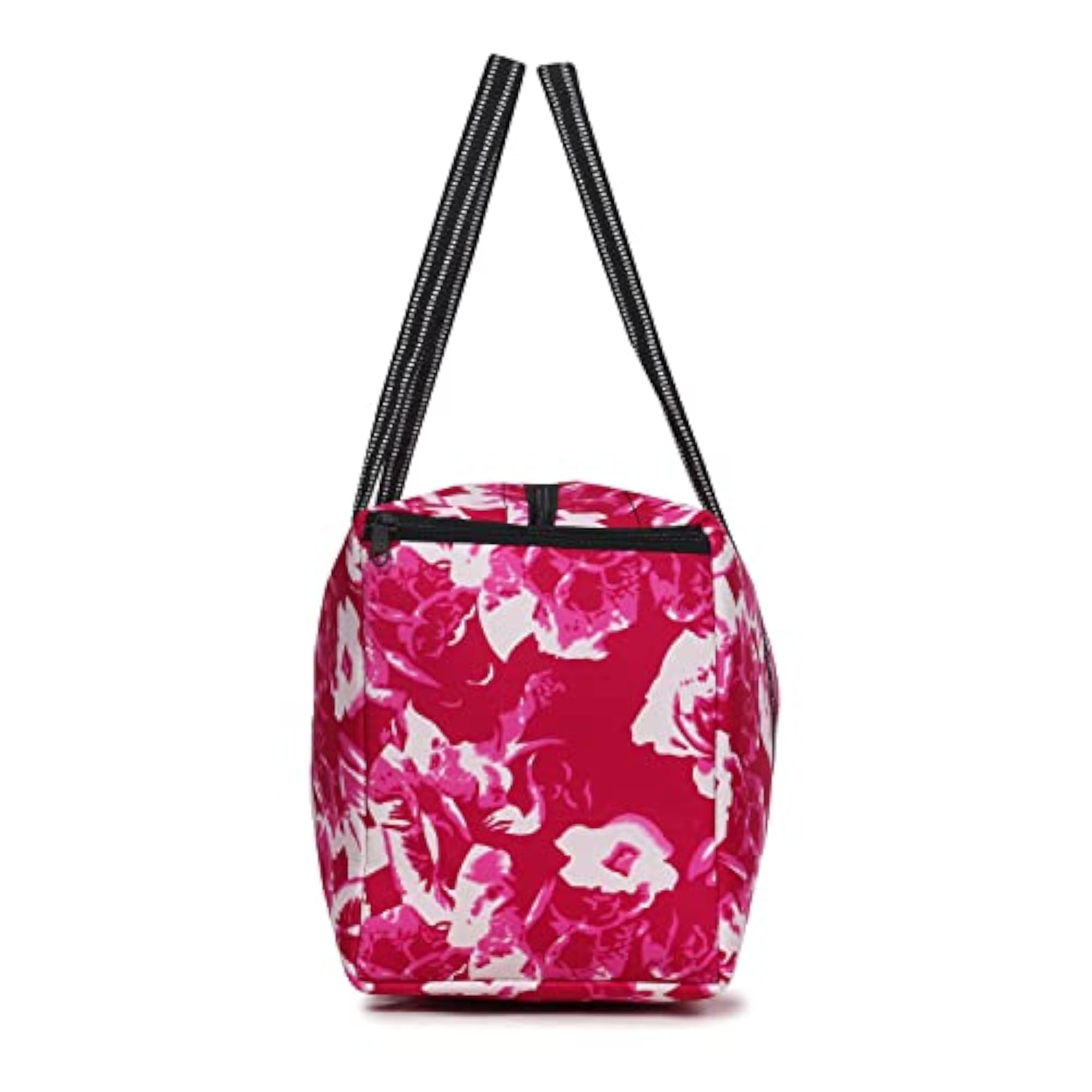 Girls Pink Flower Extra Large Duffle Travel Bag