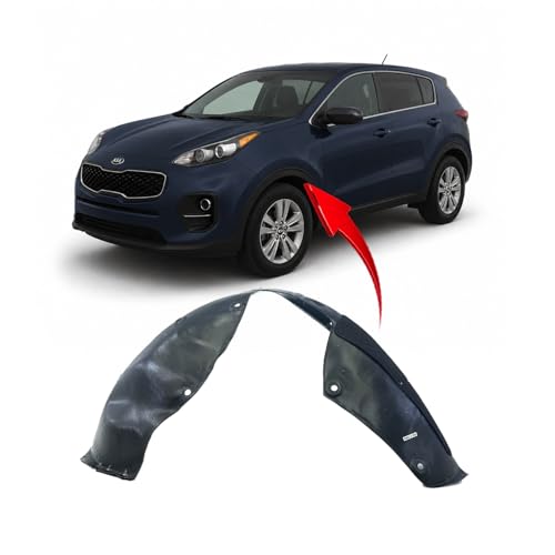 Image of FitParts Compatible with Kia Sportage 2017-2019 Front Left Fender Liner