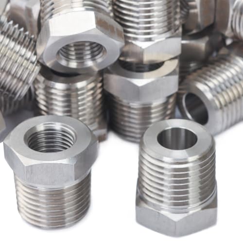 LTWFITTING Class 3000 Stainless Steel 316 Pipe Hex Bushing Reducer Fittings 1/2