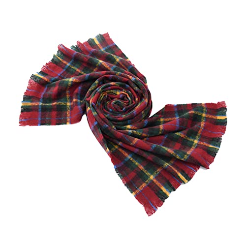 Foulards tartan écossais multicolores pour femme, écharpe douce à carreaux classique pour femme, écharpe d'hiver pour femme, écharpe longue douce à...