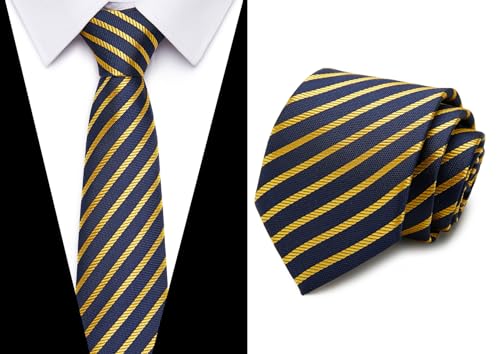 Image of Passabin Tie For Men Necktie Woven Jacquard Neck Ties Set 6 PCS
