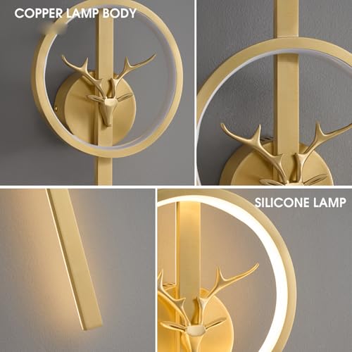 Aplique de pared LED regulable con mando para regular luz en salón 3