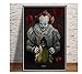JCYMC Thriller Film d'horreur Stephen King Pennywise Affiche Puzzle 1000 Pièces Puzzle en Bois Adulte Enfants Jeu Éducatif Famille Décompression Jouet Cadeau Yt263Zu