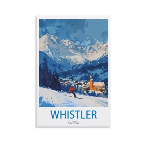 Affiches de voyage Whistler Canada pour la décoration de chambre