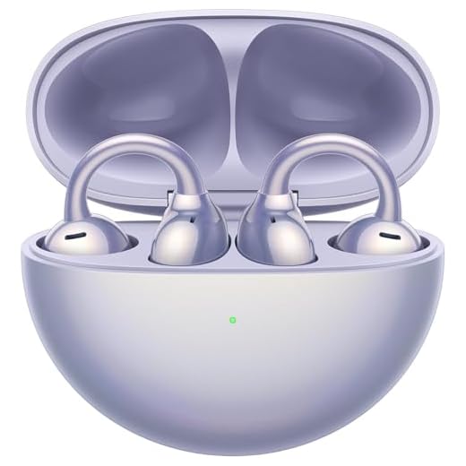 HUAWEI FreeClip, Purple, Wireless Hearing, Innovative Aesthetic Design, Long Battery Life, Noise Cancellation in AI Calls, IP54 Resistance to Dust and Water Splashes