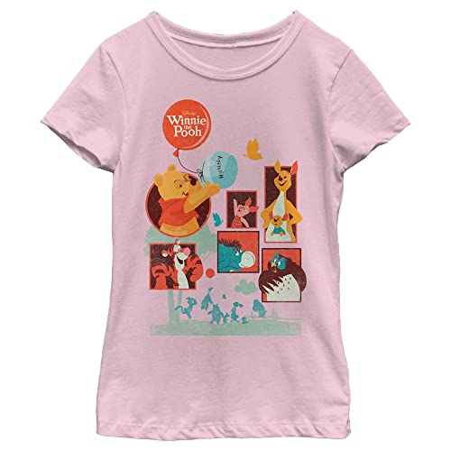 Disney Winnie Pooh and Friends Girl's Solid Crew Tee