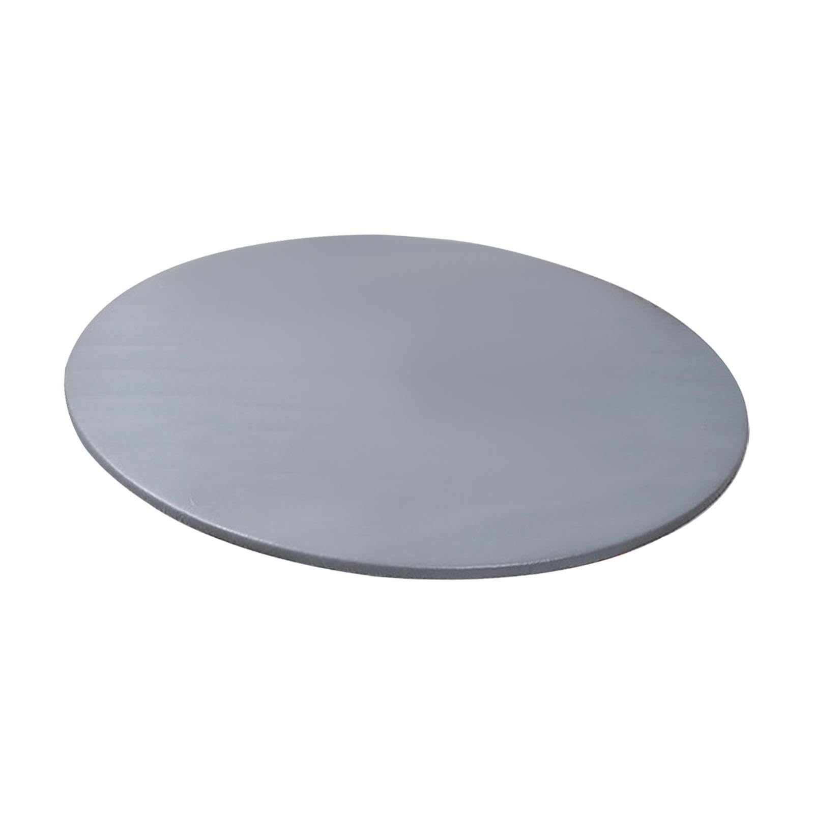 Round Tablecloth Portable Flannel Backed Washable Nonslip Picnic Table Cover 48inch Silver Gray-image-16