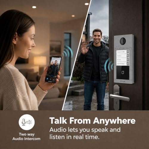 Image of Hikvision 4 Button Metal Villa Door Station, Support WiFi, Aluminum Alloy, IP65, IK08, 3 Indicator Integrated, 2MP HD Camera with IR Supplement, Standard PoE /12 VDC [ DS-KV8413-WME1 ]