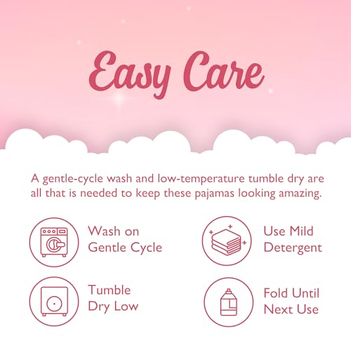 Trolls Girls' 4-Piece Snug-fit Cotton Pajama Set, Soft & Cute for Kids4