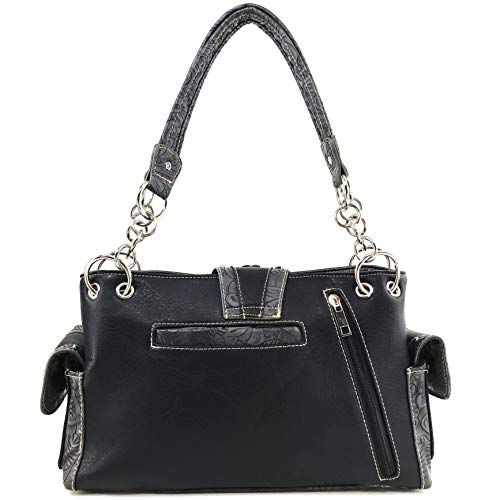 Zelris Western Buckle Star Floral Women Conceal Carry Shoulder Handbag3