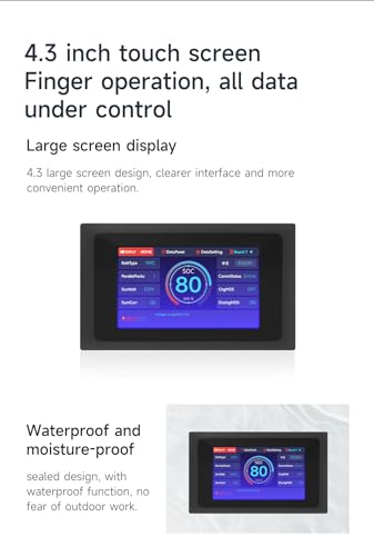 Image of DALY Accessory 4.3 Inch Touch Screen Display with UART Port Smart BMS