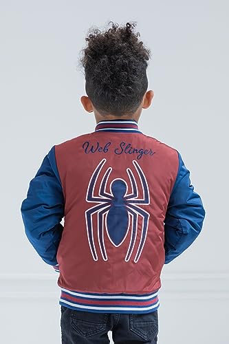 Marvel Avengers Spider-Man Varsity Bomber Jacket Toddler to Big Kid4