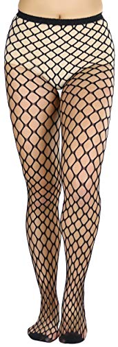Image of ToBeInStyle Women's Large Mesh Fishnet Patterned Pantyhose Tights