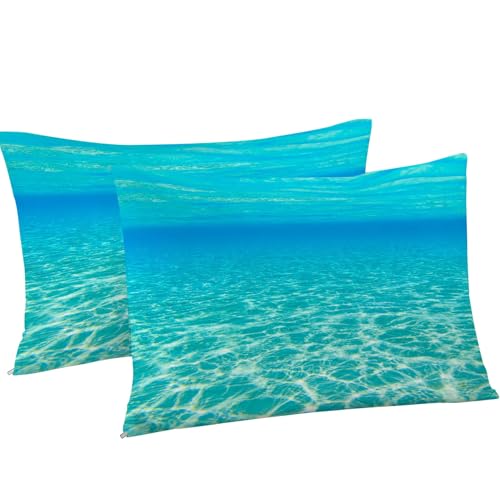 Parure de lit 90x190 MerBleu ensemble literie microfibre douce