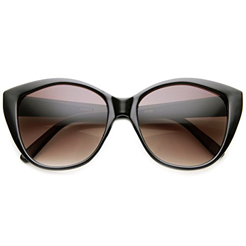 zeroUV Womens Oversized Oval Mod Glam High Fashion Sunglasses