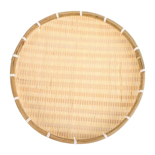 Serving Tray Woven Pastry Plate for Food Drying Storage Round Basket for Kitchen Decor Pastoral Style Container for Home Parties