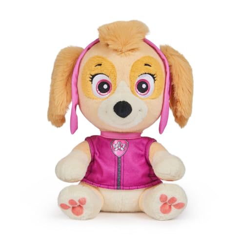 Peluche Skye Paw Patrol 25 cm contre la peur du noir doudou rassurant 6069284