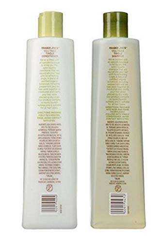 Miniatura 2 de Juego de champú, acondicionador y gel de baño con aceite de árbol de té con botánicos de menta, árbol de té y eucalipto, paquete variado Trader