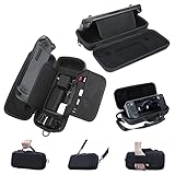 Xiufavty Tasche für Steam Deck, Schützende Hartschalen Tragetasche Hülle Case mit Ständer, Große Kapazität, TSA-Schloss-Design, Tragbar Reise Tragetasche für Steam Deck Konsole und Zubehör