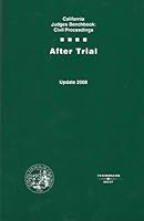 California Judges Benchbook: Civil Proceedings: After the Trial 0314256334 Book Cover