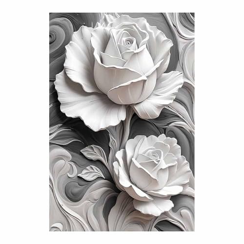 Impression sur toile salle de bain Teruea noir et blanc affiche esthétique 70x100