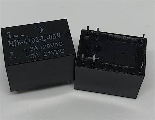 Relais 6 broches HJR-4102-L-05V miniature 5V 3A pour circuit électronique