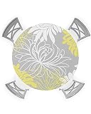 AXMSYun Round Table Cover Elastic Tablecloth Flower Themed Sumer Fitted Table Cover Waterproof Wipea