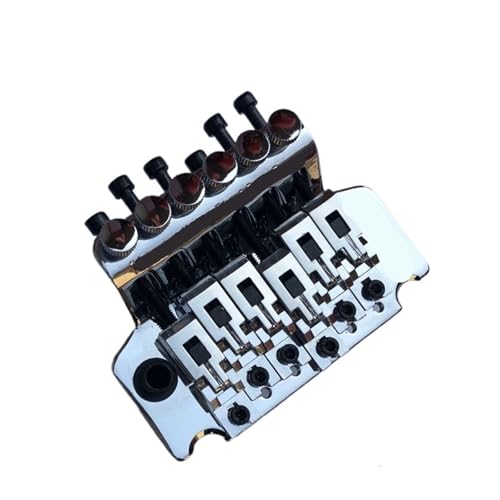 Tremolo System Bridge Fixe Double Shake pour guitare électrique chromé avec sillet de blocage 42mm